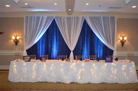 navy blue backdrop ideas